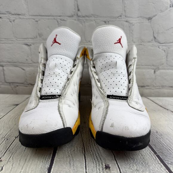 Nike Air Jordan 13 XIII Retro Del Sol Yellow White Size 6Y DJ3003-167 No Laces - Picture 2 of 8